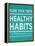 Healthy Habits II-Sd Graphics Studio-Framed Stretched Canvas