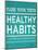Healthy Habits II-Sd Graphics Studio-Mounted Art Print
