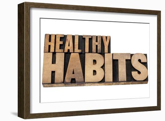 Healthy Habits-PixelsAway-Framed Art Print