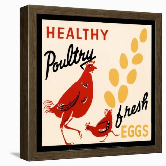 Healthy Poultry-Fresh Eggs-null-Framed Art Print