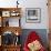 Heap of milkweed seeds and a bicycle in a porch, Taos, New Mexico, USA-Panoramic Images-Framed Photographic Print displayed on a wall