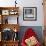 Heap of milkweed seeds and a bicycle in a porch, Taos, New Mexico, USA-Panoramic Images-Framed Photographic Print displayed on a wall