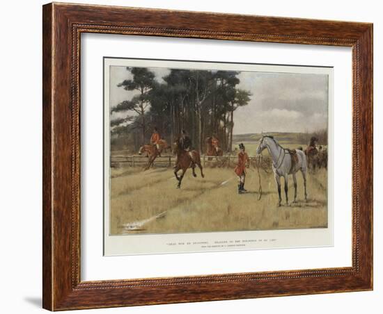 Hear Now My Reasoning, Hearken to the Pleadings of My Lips-George Goodwin Kilburne-Framed Giclee Print