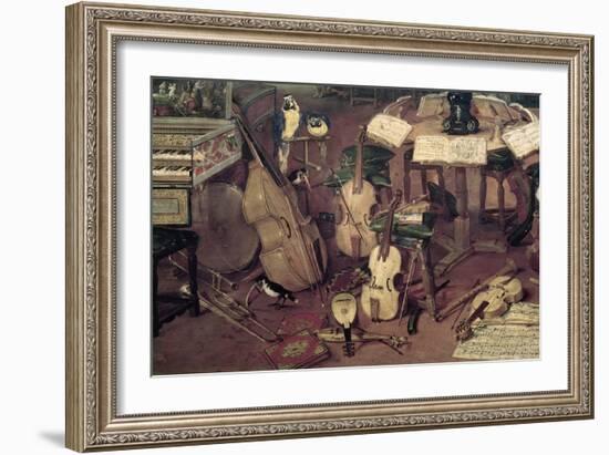 Hearing, 1617-Jan Brueghel the Elder-Framed Giclee Print