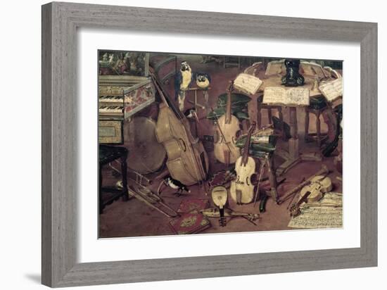 Hearing, 1617-Jan Brueghel the Elder-Framed Giclee Print