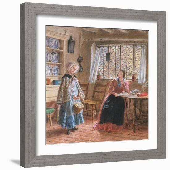 Hearing Lessons (W/C)-William Henry Hunt-Framed Giclee Print