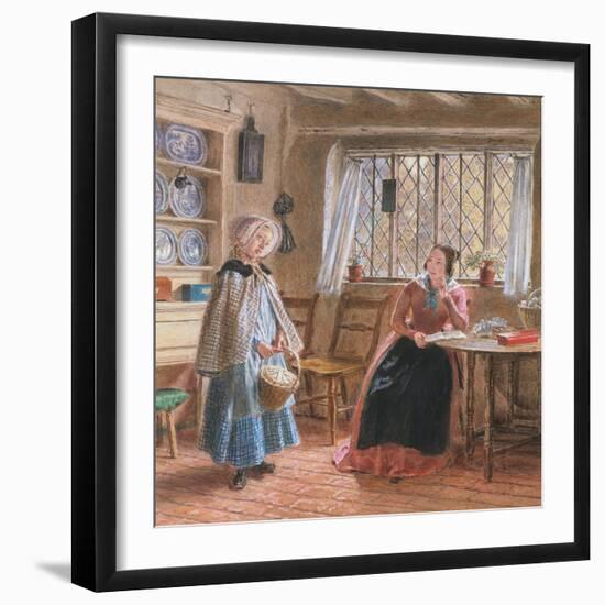 Hearing Lessons (W/C)-William Henry Hunt-Framed Giclee Print