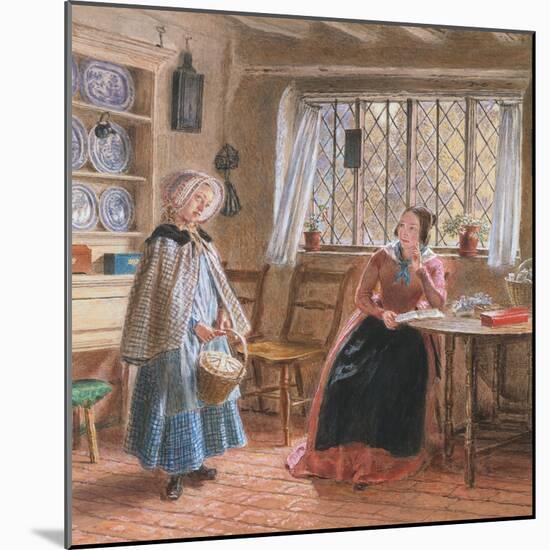 Hearing Lessons (W/C)-William Henry Hunt-Mounted Giclee Print