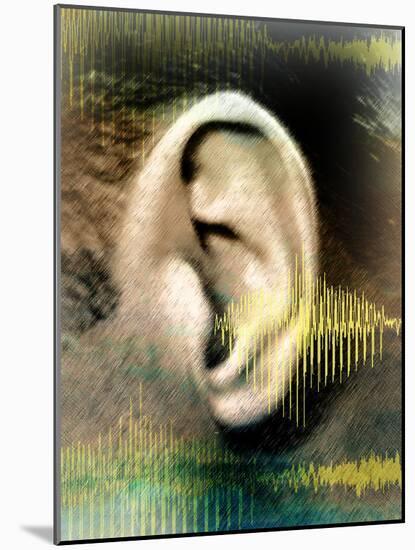 Hearing-Hannah Gal-Mounted Photographic Print