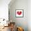 Heart And ECG-Cristina-Framed Premier Image Canvas displayed on a wall