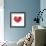 Heart And ECG-Cristina-Framed Premium Photographic Print displayed on a wall