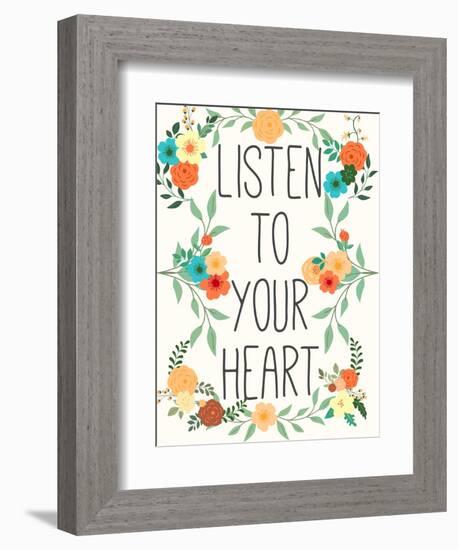 Heart and Love II-SD Graphics Studio-Framed Premium Giclee Print