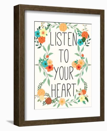 Heart and Love II-SD Graphics Studio-Framed Premium Giclee Print