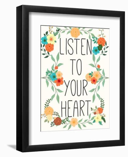 Heart and Love II-SD Graphics Studio-Framed Premium Giclee Print