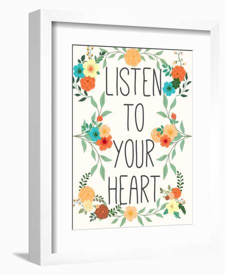 Heart and Love II-SD Graphics Studio-Framed Premium Giclee Print