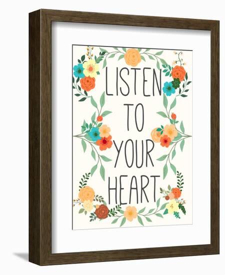 Heart and Love II-SD Graphics Studio-Framed Art Print