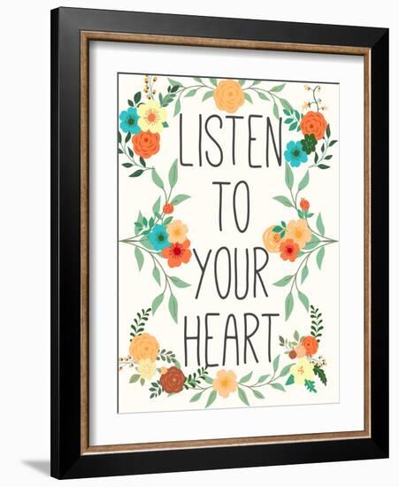 Heart and Love II-SD Graphics Studio-Framed Premium Giclee Print