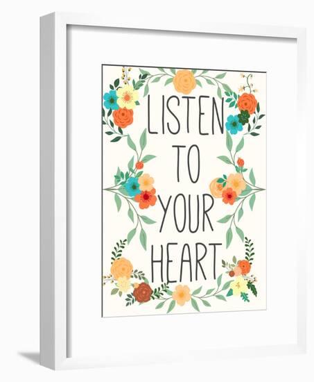 Heart and Love II-SD Graphics Studio-Framed Premium Giclee Print