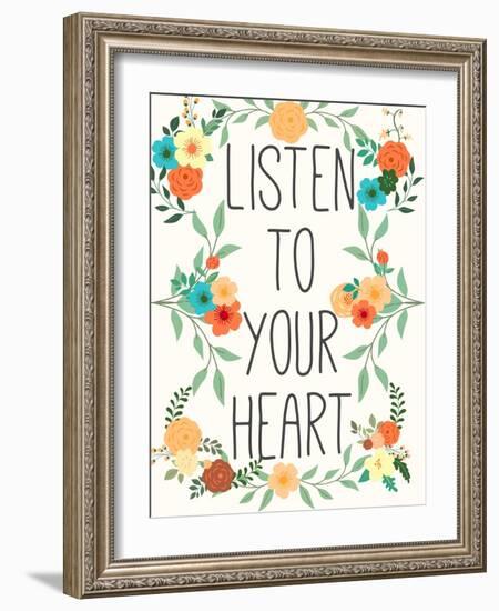 Heart and Love II-SD Graphics Studio-Framed Art Print