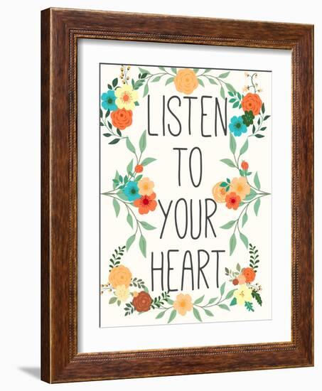 Heart and Love II-SD Graphics Studio-Framed Art Print