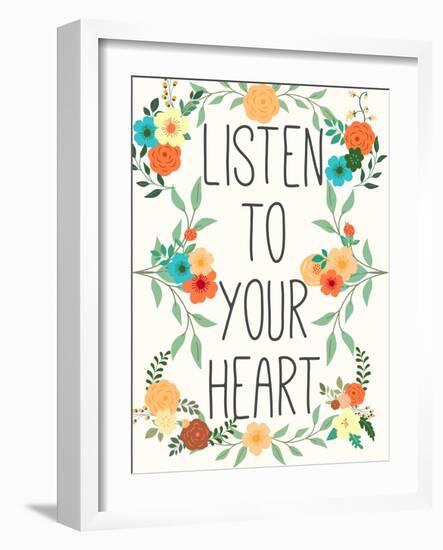 Heart and Love II-SD Graphics Studio-Framed Art Print