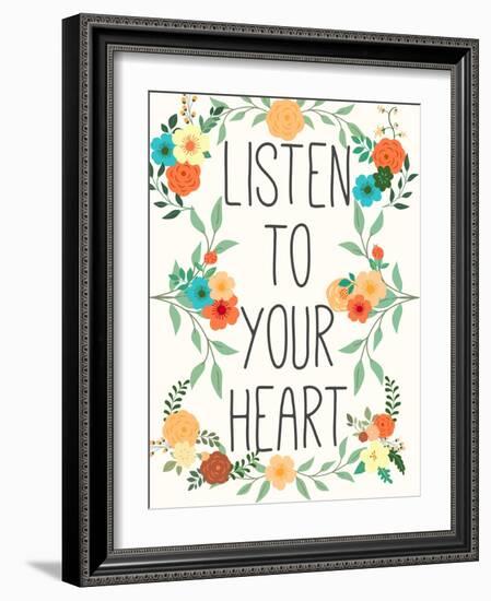 Heart and Love II-SD Graphics Studio-Framed Art Print