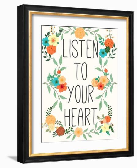 Heart and Love II-SD Graphics Studio-Framed Art Print