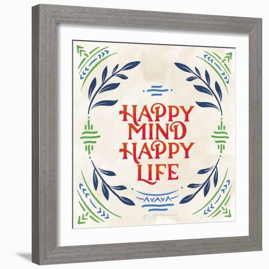 Heart and Mind II Bright-Gia Graham-Framed Art Print