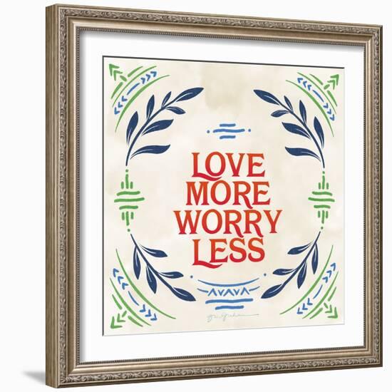 Heart and Mind II Love More Bright-Gia Graham-Framed Art Print