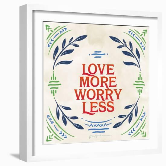 Heart and Mind II Love More Bright-Gia Graham-Framed Art Print