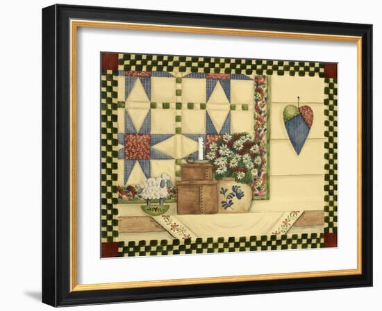 Heart and Quilt-Debbie McMaster-Framed Giclee Print