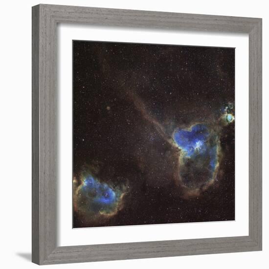 Heart and Soul Nebula-Stocktrek Images-Framed Photographic Print