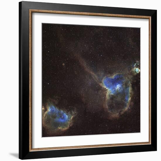 Heart and Soul Nebula-Stocktrek Images-Framed Photographic Print