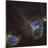 Heart and Soul Nebula-Stocktrek Images-Mounted Photographic Print