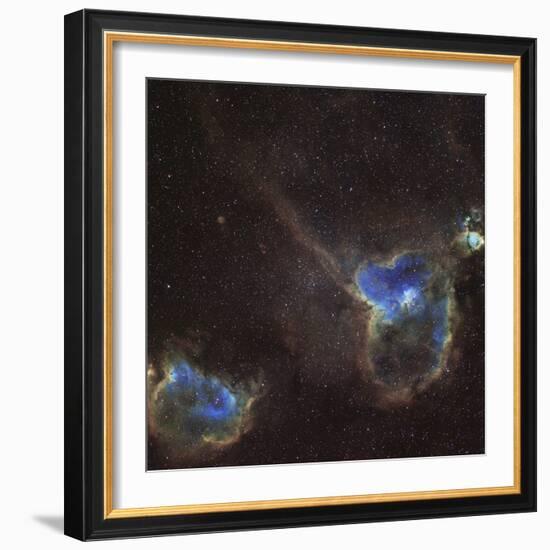 Heart and Soul Nebula-Stocktrek Images-Framed Photographic Print