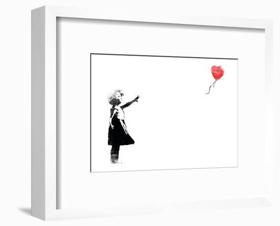 Heart Balloon-Banksy-Framed Giclee Print