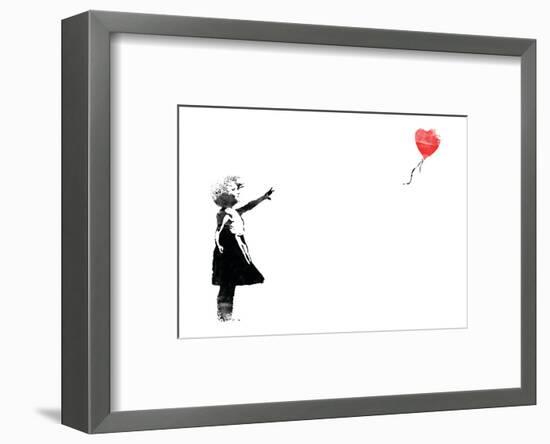 Heart Balloon-Banksy-Framed Giclee Print