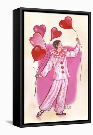 Heart Balloons-Judy Mastrangelo-Framed Premier Image Canvas