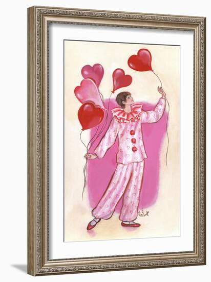 Heart Balloons-Judy Mastrangelo-Framed Giclee Print