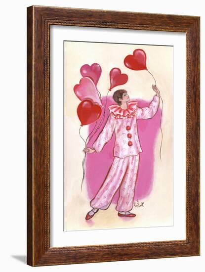 Heart Balloons-Judy Mastrangelo-Framed Giclee Print