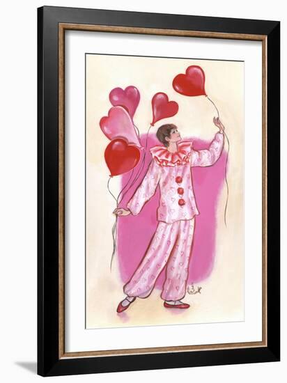 Heart Balloons-Judy Mastrangelo-Framed Giclee Print