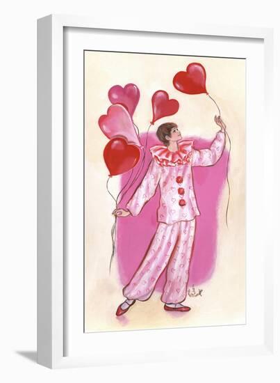 Heart Balloons-Judy Mastrangelo-Framed Giclee Print