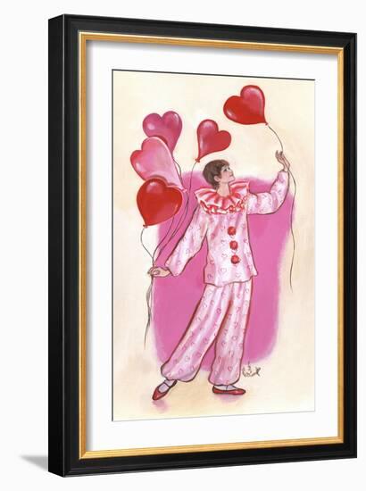 Heart Balloons-Judy Mastrangelo-Framed Giclee Print