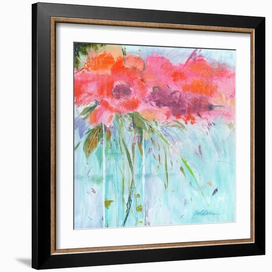 Heart Bouquet Composition-Sheila Golden-Framed Art Print