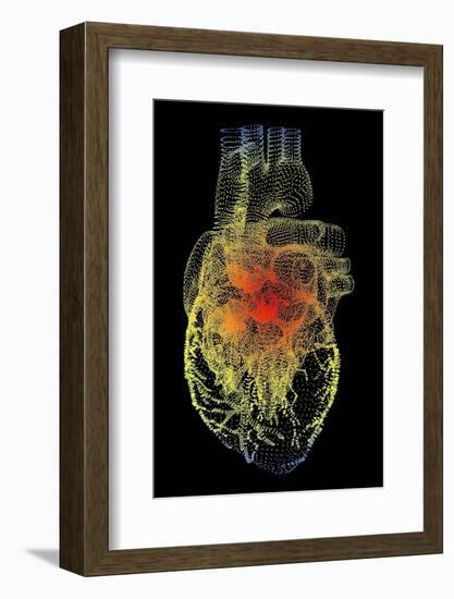 Heart, Computer Artwork-PASIEKA-Framed Photographic Print