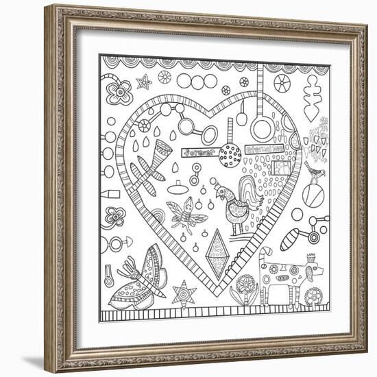 Heart Eternal CB-Jill Mayberg-Framed Giclee Print