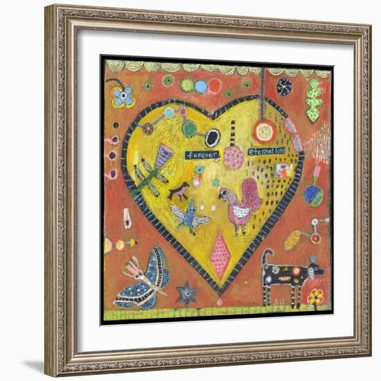 Heart Eternal Color-Jill Mayberg-Framed Giclee Print