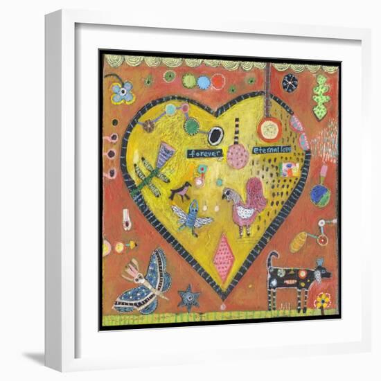 Heart Eternal Color-Jill Mayberg-Framed Giclee Print