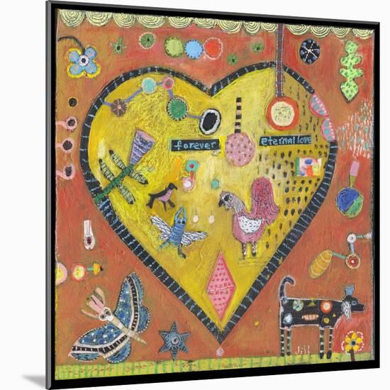 Heart Eternal Color-Jill Mayberg-Mounted Giclee Print