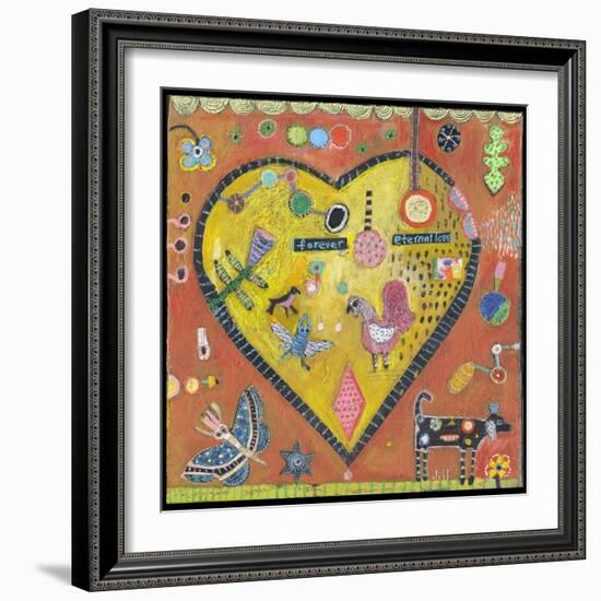 Heart Eternal Color-Jill Mayberg-Framed Giclee Print